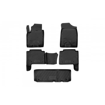 Коврики в салон NISSAN Patrol, 2010->, 5 шт. (полиуретан)
