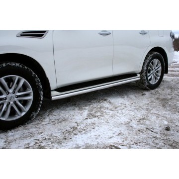 Защита штатных порогов d 60 (компл 2шт) 
