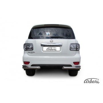 Уголки d76+d42 двойные Arbori нерж. сталь для Nissan PATROL 2012-2014