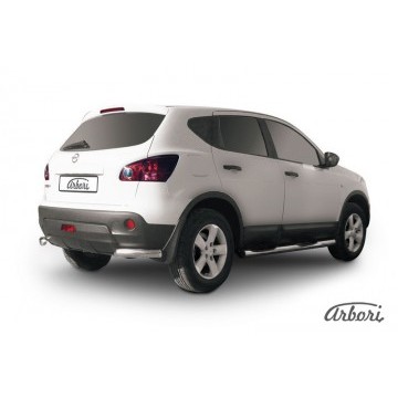 Уголки d57 Arbori нерж. сталь для Nissan QASHQAI 2007-2010
