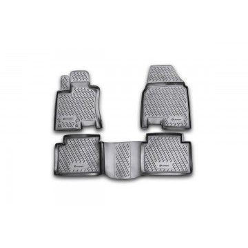 Коврики в салон NISSAN Qashqai+2 2008-2014, 4 шт. (полиуретан)