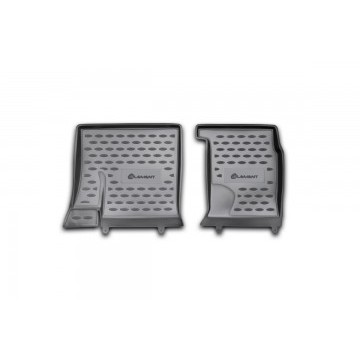 Коврики в салон NISSAN Qashqai +2, 2008-2014 3-й ряд 2 шт. (полиуретан)