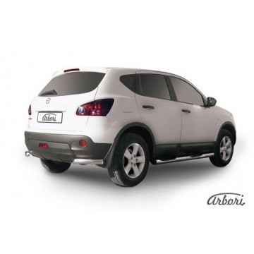 Уголки d57 Arbori нерж. сталь для Nissan QASHQAI 2011-2013