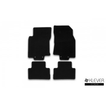 Коврики в салон Klever Econom NISSAN Qashqai, 2014->, кросс., сборка РФ, 4 шт. (текстиль)