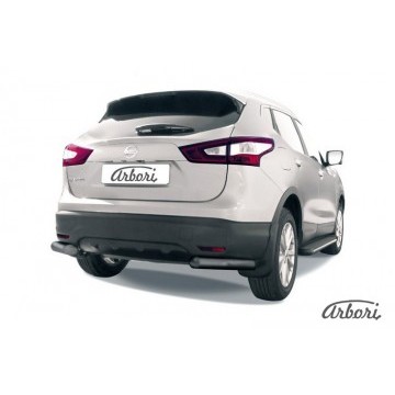 Уголки d76 Arbori черн. для NISSAN Qashqai 2014-нв
