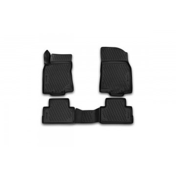 Коврики 3D в салон NISSAN Qashqai (J11F), 2015->, сборка РФ, 4 шт. (полиуретан)