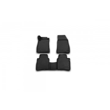 Коврики 3D в салон NISSAN Sentra, 2014->, 4 шт. (полиуретан)