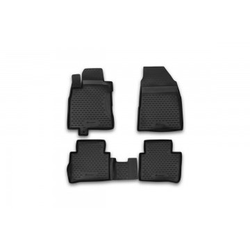 Коврики в салон NISSAN Tiida 2004-2015, 4 шт. (полиуретан)