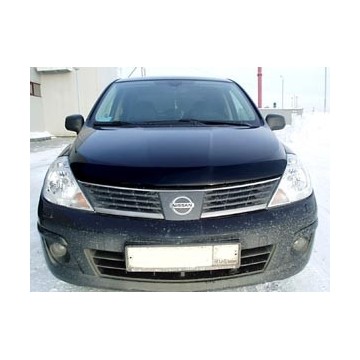 Дефлектор капота темный NISSAN TIIDA 2006-2011