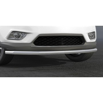 Защита переднего бампера d57 Arbori нерж. сталь для NISSAN X-Trail 2015-нв