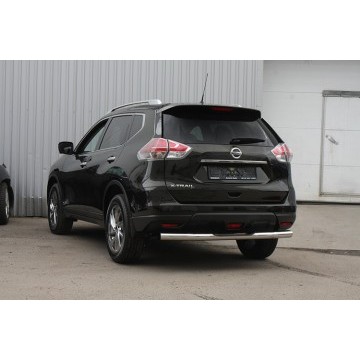 Защита задняя ступень d76, Nissan X-Trail 2015-