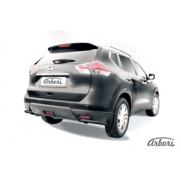 Уголки d57 Arbori черн. для NISSAN X-Trail 2015-нв
