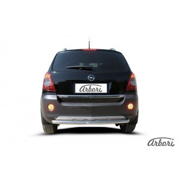 Защита заднего бампера d57 Arbori нерж. сталь для Opel ANTARA 2006-2011