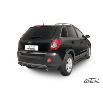 Защита заднего бампера d57 Arbori черн. для Opel ANTARA 2006-2011
