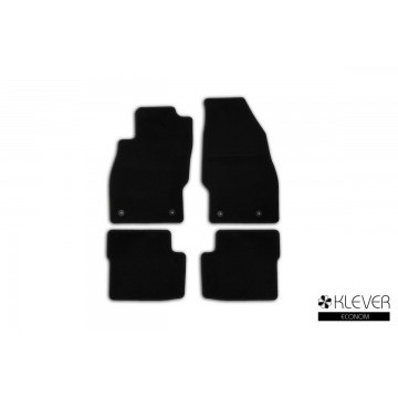 Коврики в салон Klever Econom OPEL Corsa D 3D, 5D 2006->, хб., 4 шт. (текстиль)