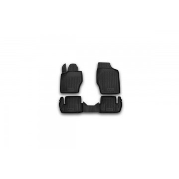 Коврики в салон PEUGEOT 307 2001-2008->, 4 шт. (полиуретан)