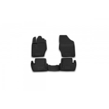 Коврики в салон PEUGEOT 308 2007-2014, 4 шт. (полиуретан)