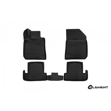 Коврики 3D в салон PEUGEOT 308, 2014->, 4 шт. (полиуретан)
