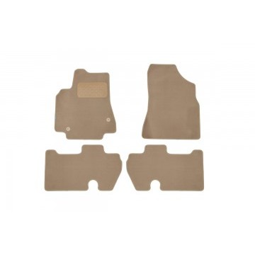 Коврики в салон Klever Premium PEUGEOT Partner Tepee VP 2008->, мв., 4 шт. (текстиль, бежевые)