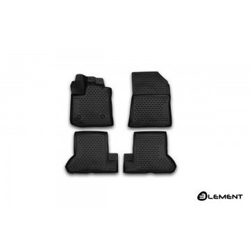 Коврики 3D в салон RENAULT Dokker, 2018->, 4 шт. (полиуретан)
