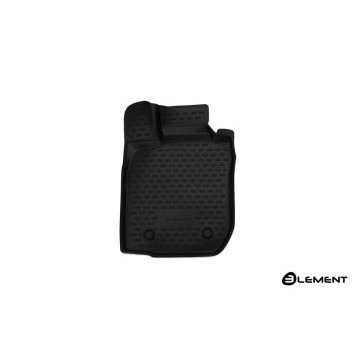 Коврик 3D в салон RENAULT Duster 2WD, 2011-2015, передний левый, 1 шт. (полиуретан)