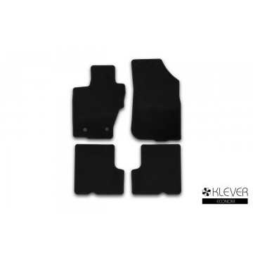 Коврики в салон Klever Econom RENAULT Duster 2WD/4WD 2015->, кросс., без ручки для дистанционного открытия лючка бензобака, 5 шт (текстиль)