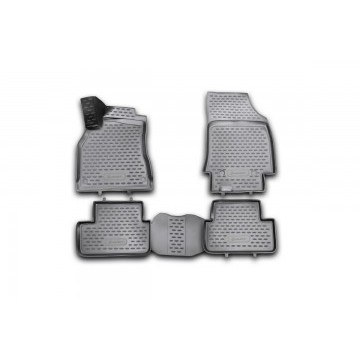 Коврики 3D в салон RENAULT Fluence 2010->, 4 шт. (полиуретан)