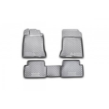 Коврики в салон RENAULT Laguna III 2007->, 4 шт. (полиуретан)