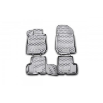 Коврики в салон RENAULT Logan 2004-2009, 2010-2014, 4 шт. (полиуретан)