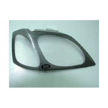 Защита передних фар карбоновая RENAULT LOGAN 2005-2009, NLD.SRELOG0523