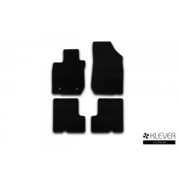 Коврики в салон Klever Econom RENAULT Logan 2004-2009, 2010-2014 сед.,  4 шт. (текстиль)