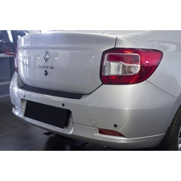 Накладка на задний бампер для Renault Logan 2014-
