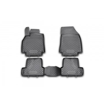 Коврики в салон RENAULT Megane 3 2010-2015, 4 шт. (полиуретан)