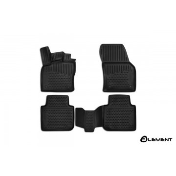 Коврики 3D в салон SKODA Kodiaq, 2017->, 4 шт. (полиуретан)