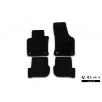 Коврики в салон Klever Econom SKODA Octavia 2008-2012, сед., 4 шт.(текстиль)