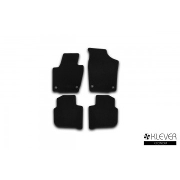 Коврики в салон Klever Econom SKODA  Rapid 2012->, сед., 4 шт.(текстиль)