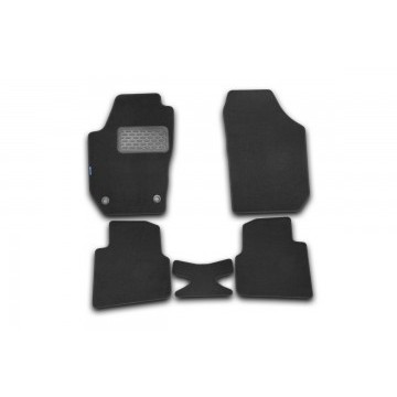 Коврики в салон SKODA Roomster 2006->, ун., 5 шт. (текстиль)