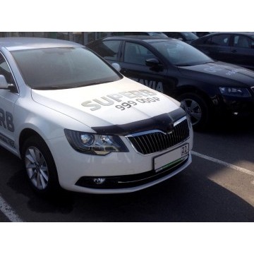 Дефлектор капота темный SKODA SUPERB 2014-2015