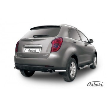 Уголки d57 Arbori нерж. сталь для SsangYong ACTYON 2011-2013