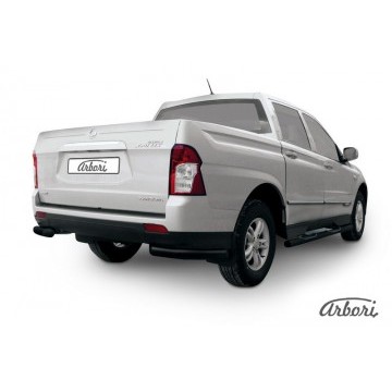Уголки d76 Arbori черн. для SsangYong ACTYON SPORT 2013-2016
