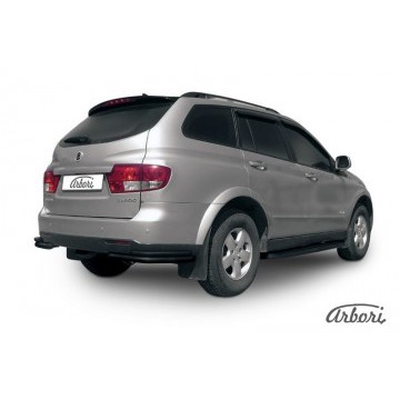 Уголки d57+d42 двойные Arbori черн. для SSANGYONG Kyron 2007-2015