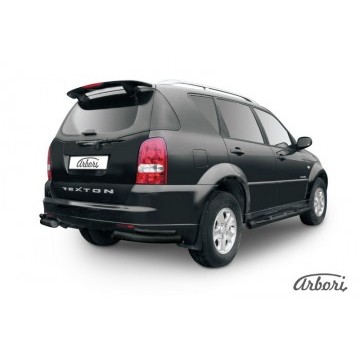 Уголки d76+d42 двойные Arbori черн. для SsangYong REXTON 2010-2012
