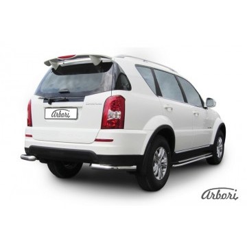 Уголки d76 Arbori нерж. сталь для SsangYong REXTON 2013-2017