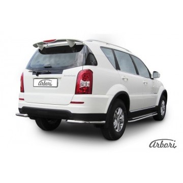 Уголки d57 Arbori нерж. сталь для SsangYong REXTON 2013-2017