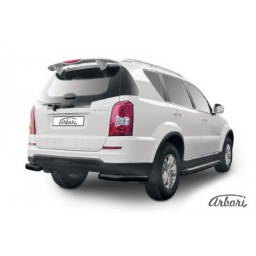 Уголки d76 Arbori черн. для SsangYong REXTON 2013-2017