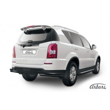 Уголки d57+d42 двойные Arbori черн. для SsangYong REXTON 2013-2017