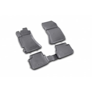Коврики в салон SUBARU Forester, 2008-2013, 4 шт. (полиуретан)