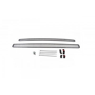 Сетка на бампер внешняя для SUBARU Forester 2,0i-L, Active Edition, 2,5i-L 2013->, 2 шт., черн., 15 мм