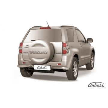 Уголки d57 Arbori нерж. сталь для Suzuki GRAND VITARA 5дв. 2005-2008