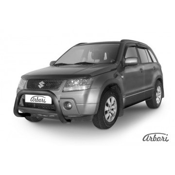 Кенгурятник d76 низкий Arbori черн. для Suzuki GRAND VITARA 5дв. 2005-2008